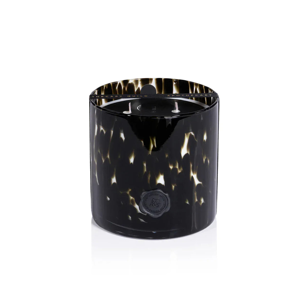 Zodax Medium Black Fig Opal Glass Candle Candles IG-2501