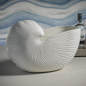 Zodax Nautilus Shell Vase Sculptures CH-5954