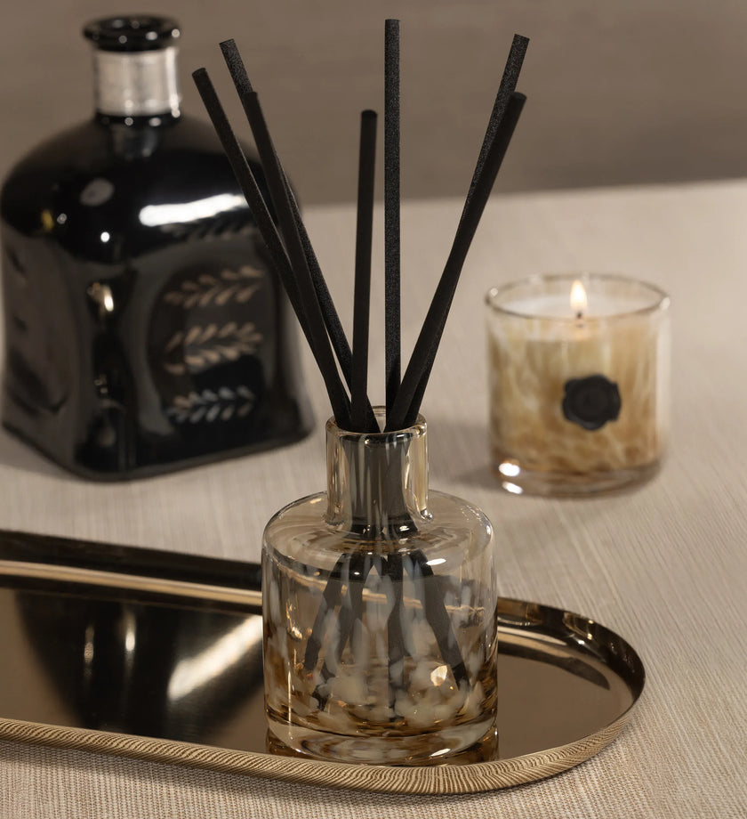 Opal Glass Reed Diffuser - Light Mocha: Javanese Vetiver - secondary