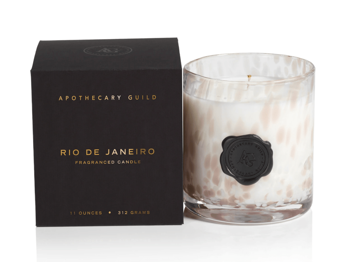 Zodax Rio de Janeiro Glass Candle