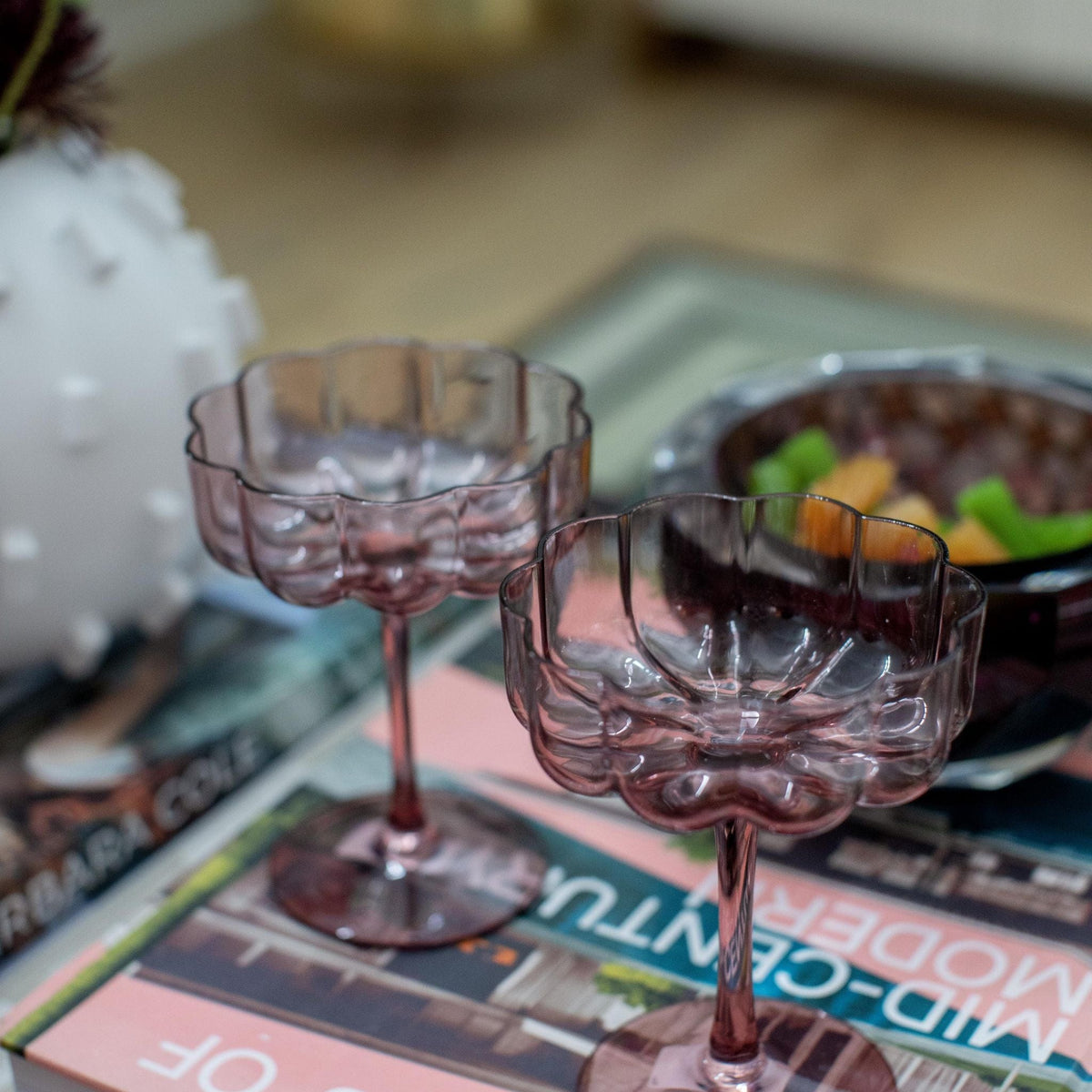 Zodax Rocco Handblown Coupe Glassware