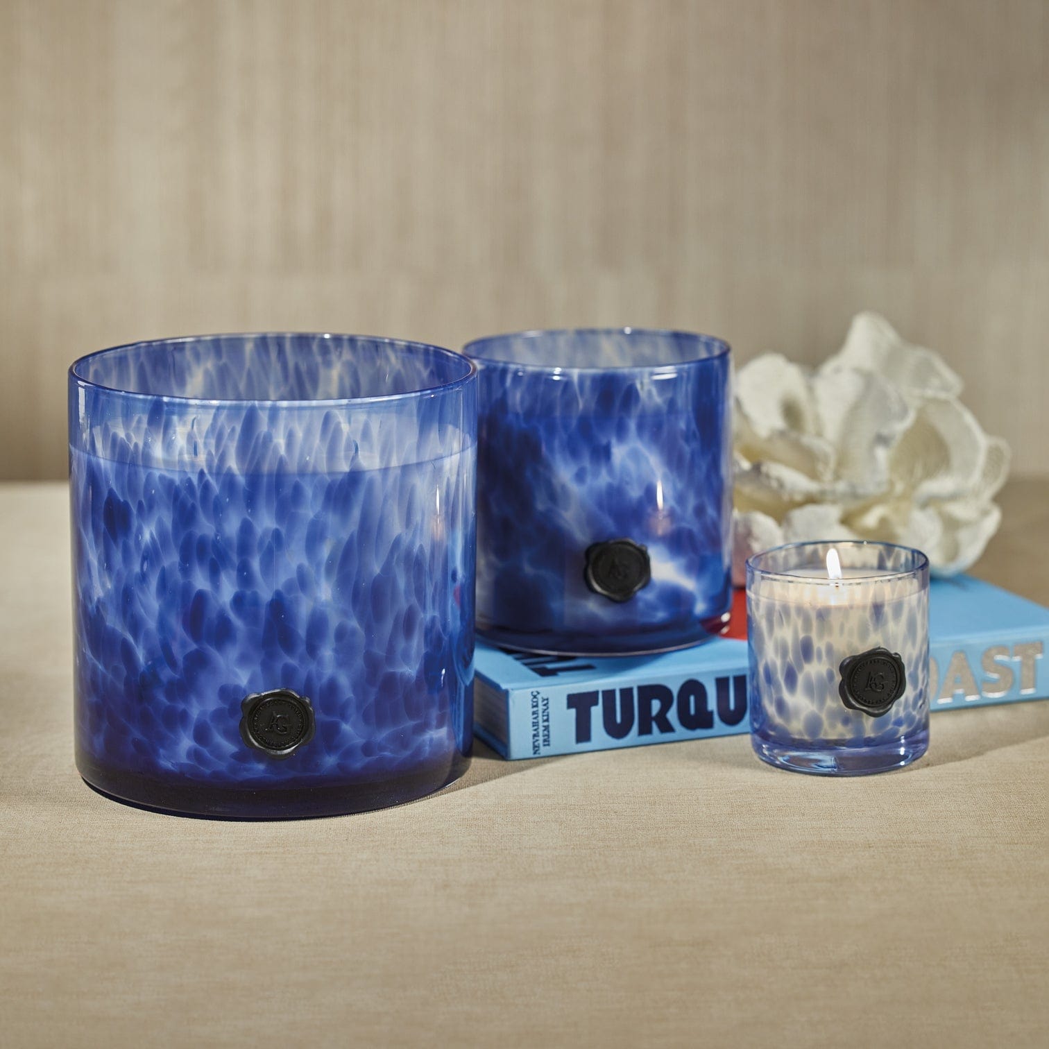 Sea Salt and Coastal Mist Opal Glass Candle – Megan Molten
