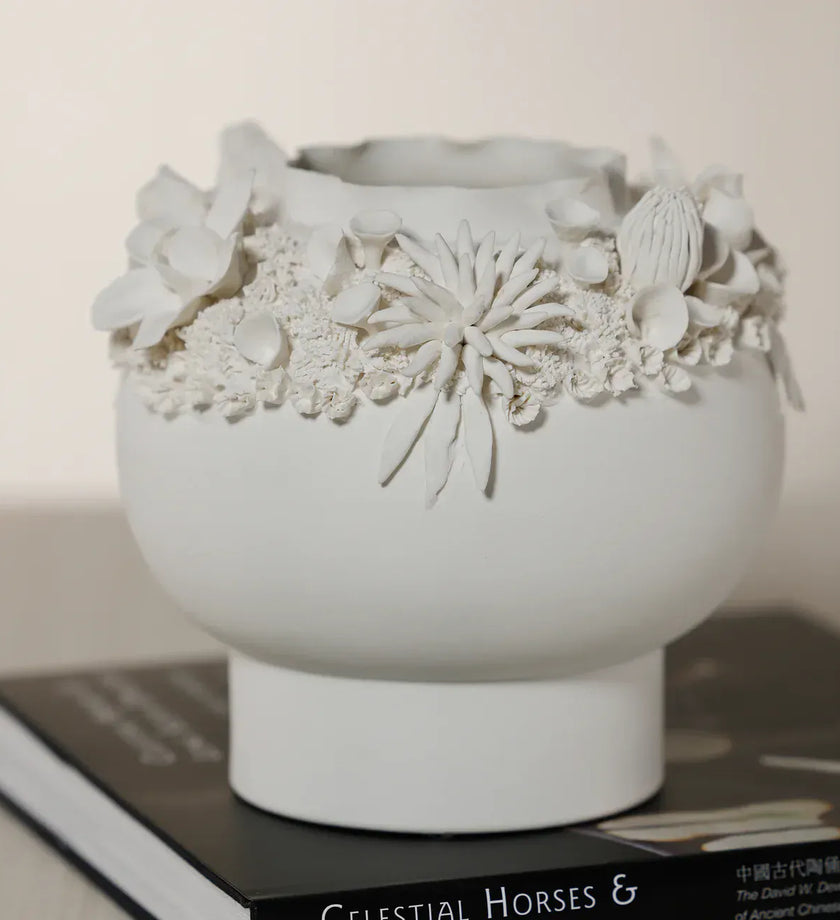 Shellstone Handmade Ceramic Vase - secondary