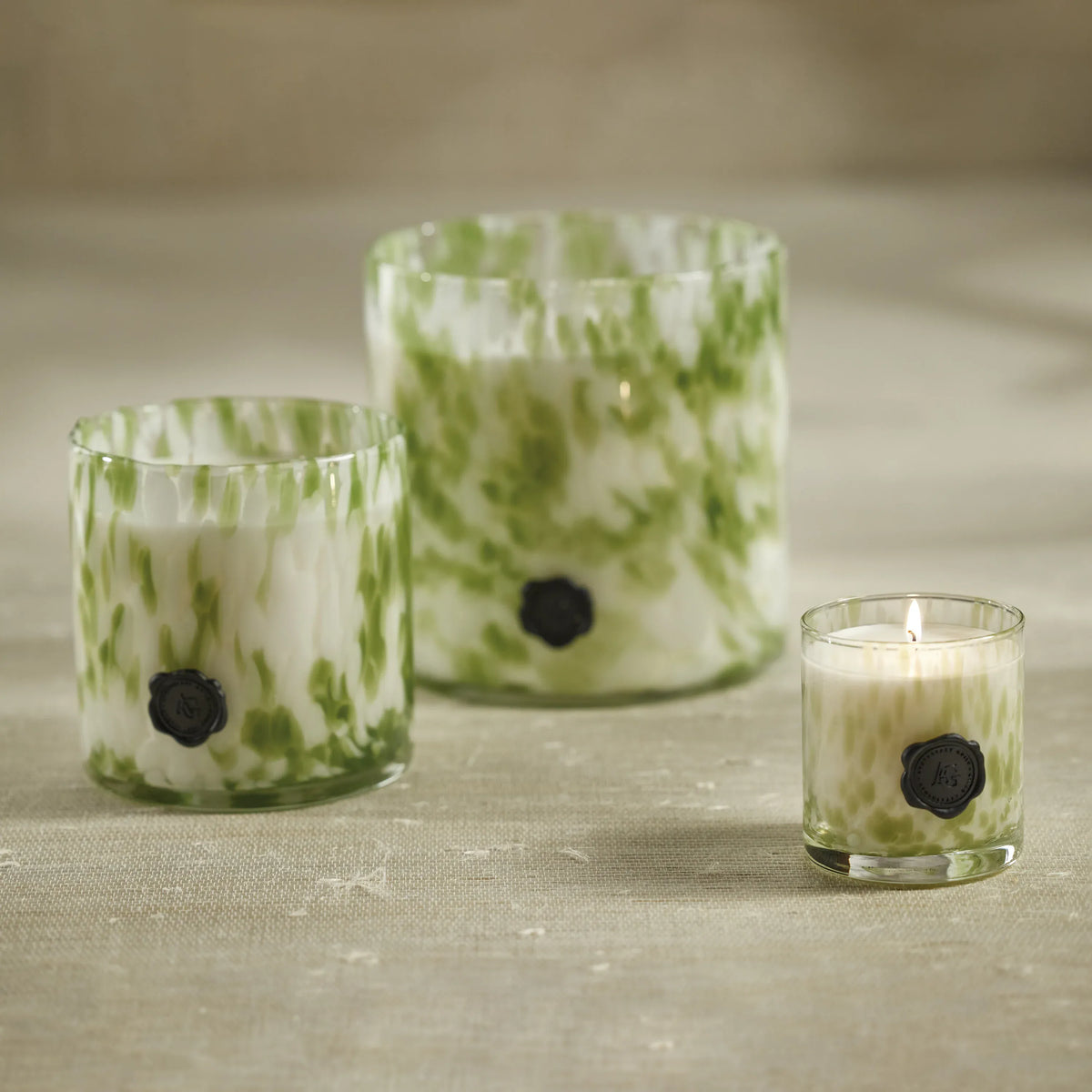 Zodax Sicilian Lemon Bergamot Opal Glass Candle Candles