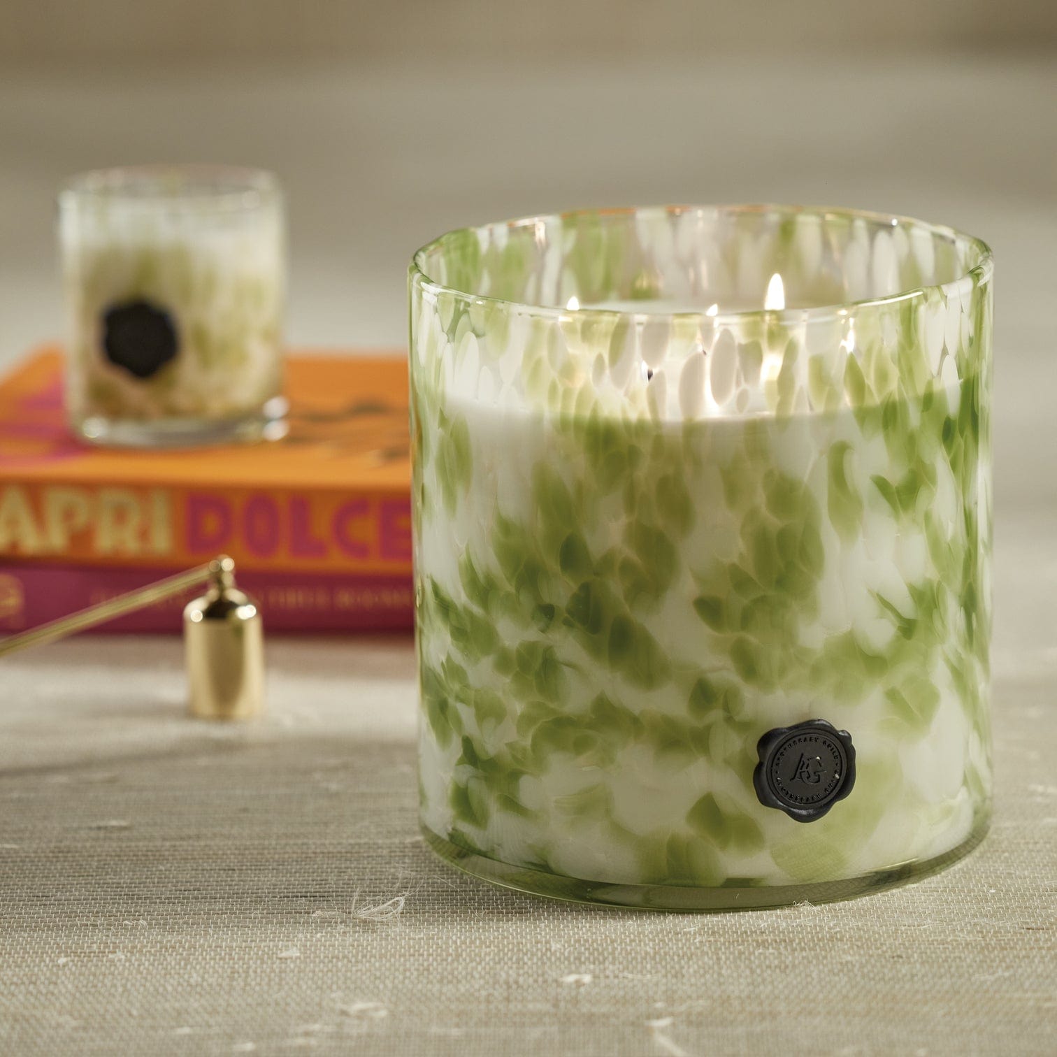 Sicilian Lemon Bergamot Opal Glass Candle – Megan Molten