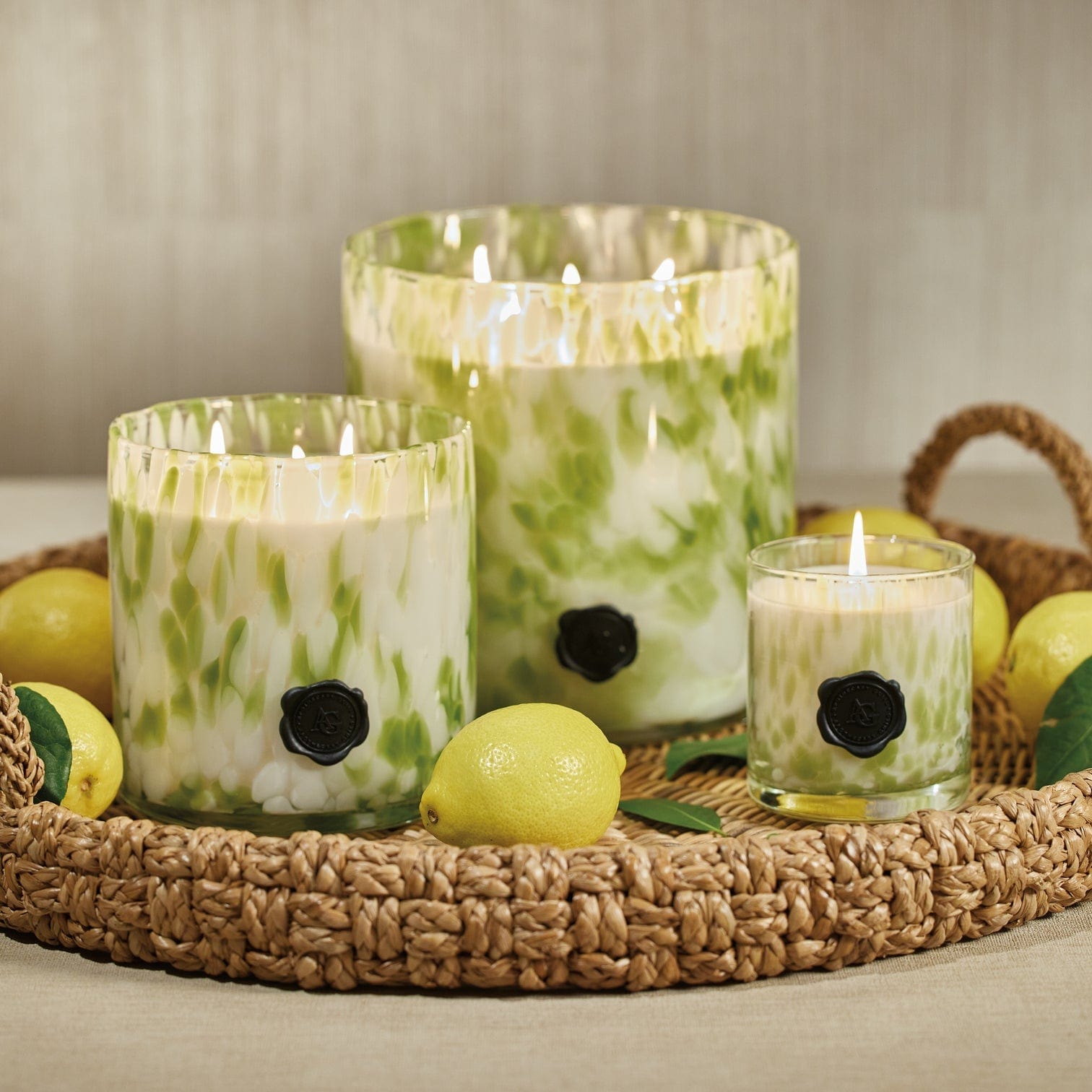 Sicilian Lemon Bergamot Opal Glass Candle – Megan Molten