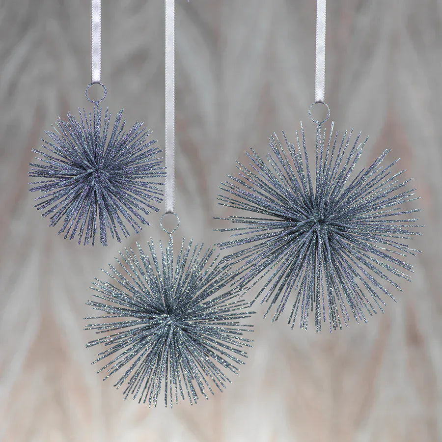 Zodax Silver Star Burst Ornament Seasonal & Holiday Decorations NCX-2871