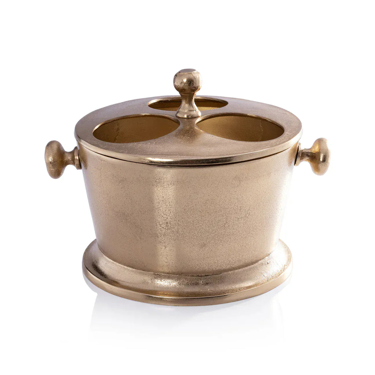 Zodax Small Alloy Bottle Wine Holder - Gold Bottle Wine Holder IN-8101