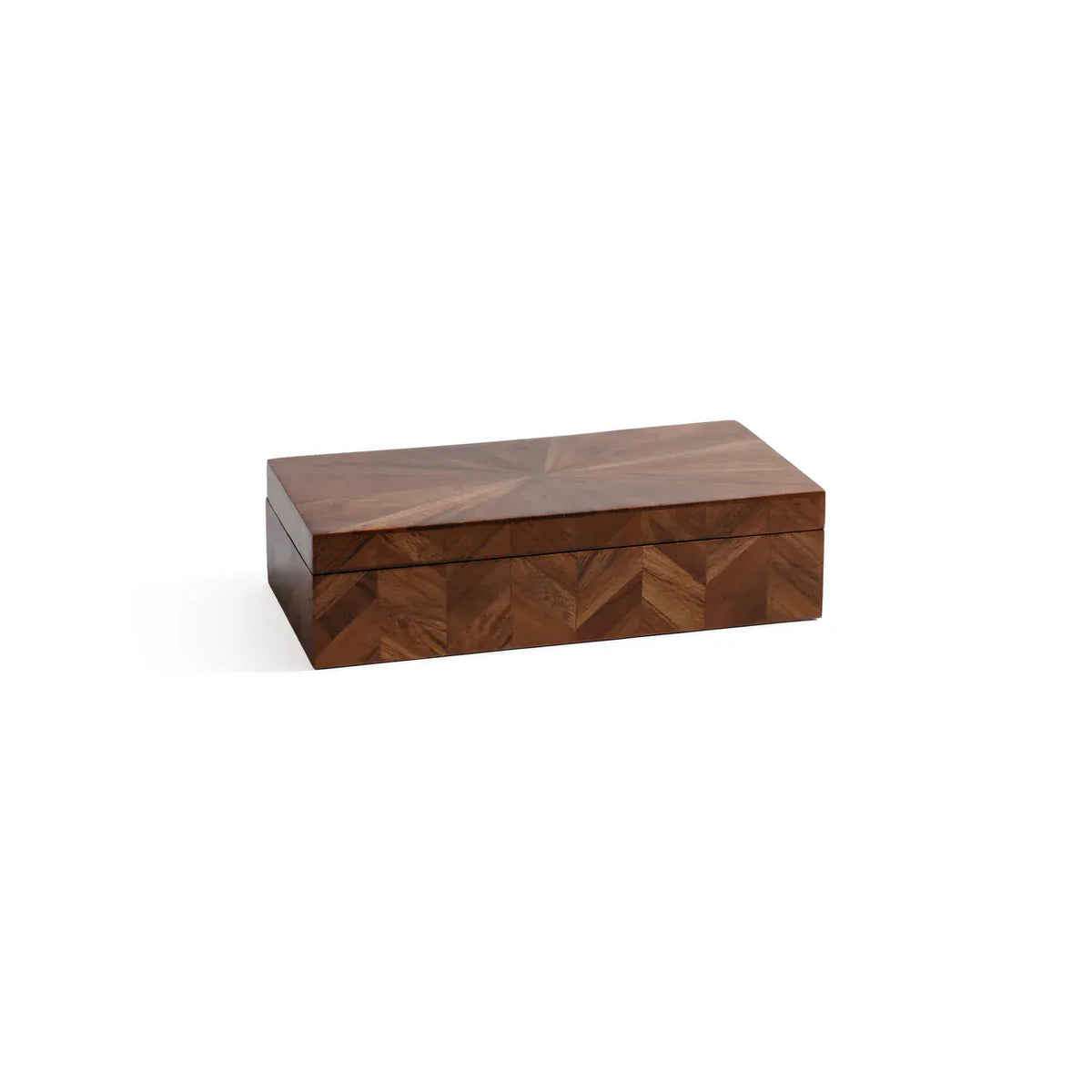 Zodax Small Chevron Wood Box Box IN-8432