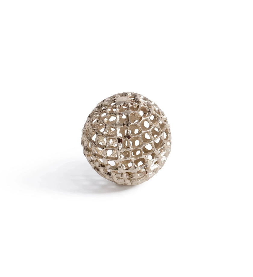 Decorative Alloy Orb - Gold