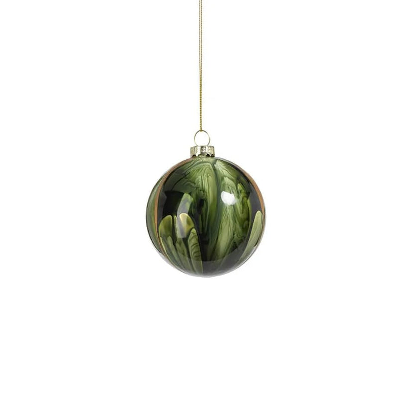 Water Color Glass Ornament