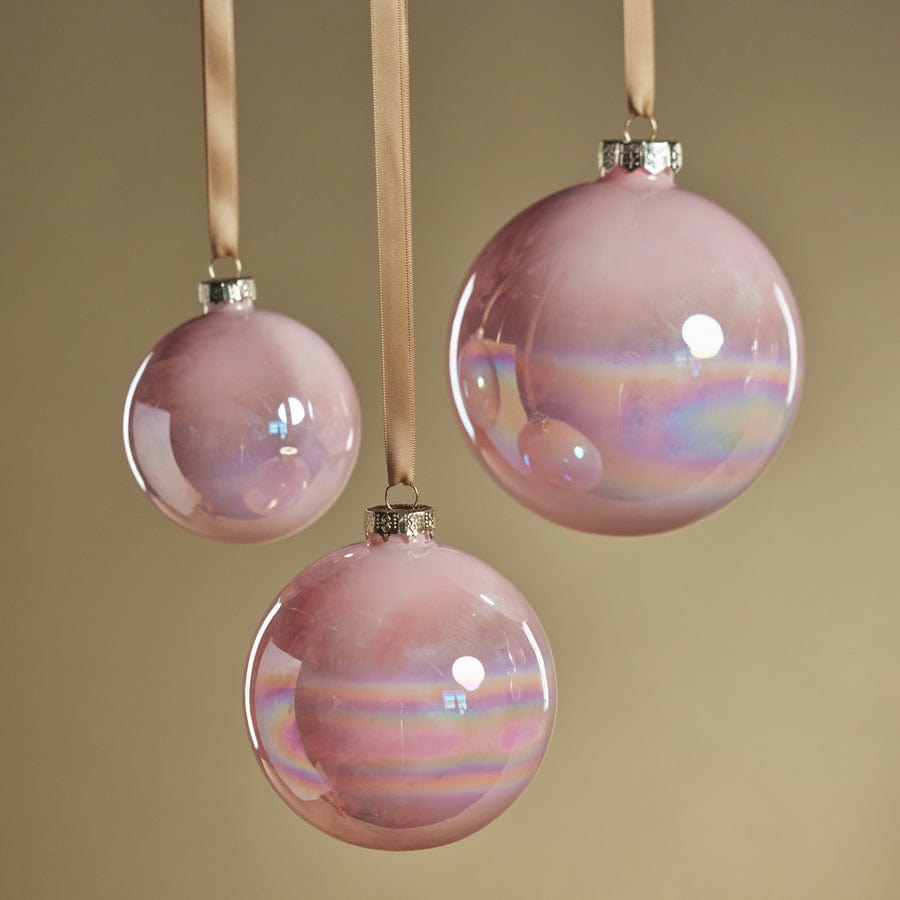 Zodax Solid Luster Glass Ball Ornament Seasonal & Holiday Decorations CH-7072