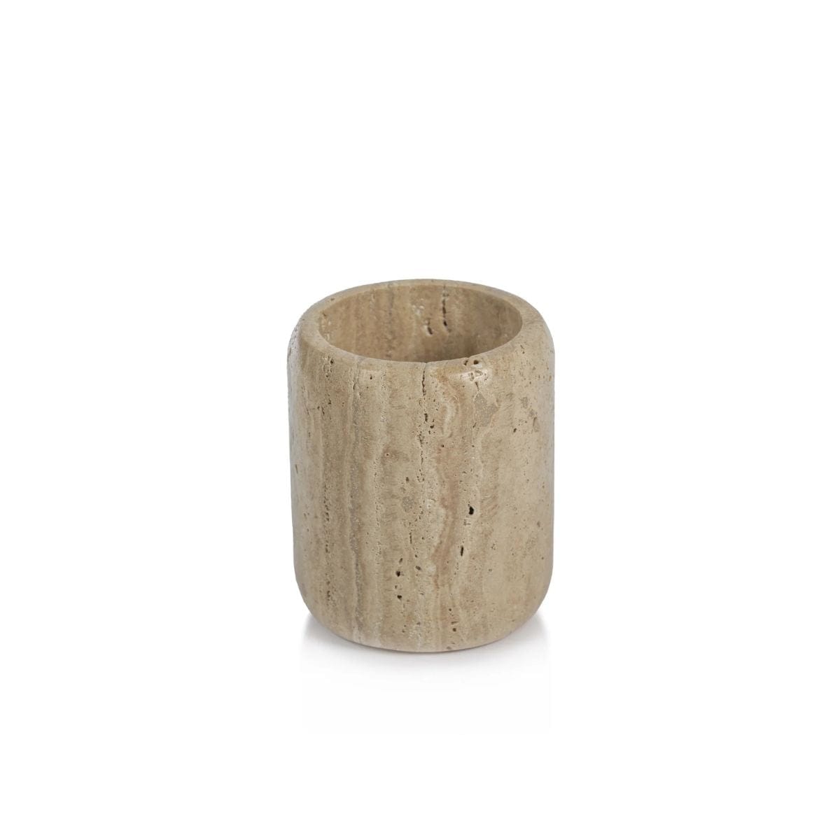 Zodax Travertine Marble Tumbler Bathroom Accessories IN-7823