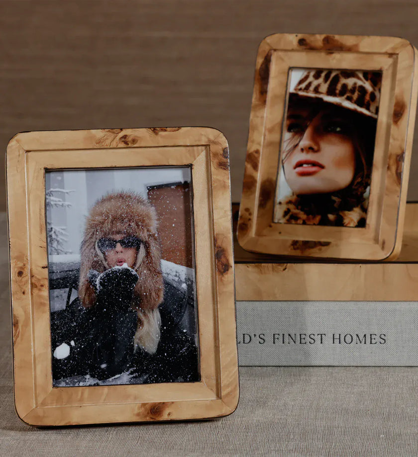 Valberg Burl Veneer Photo Frame - secondary