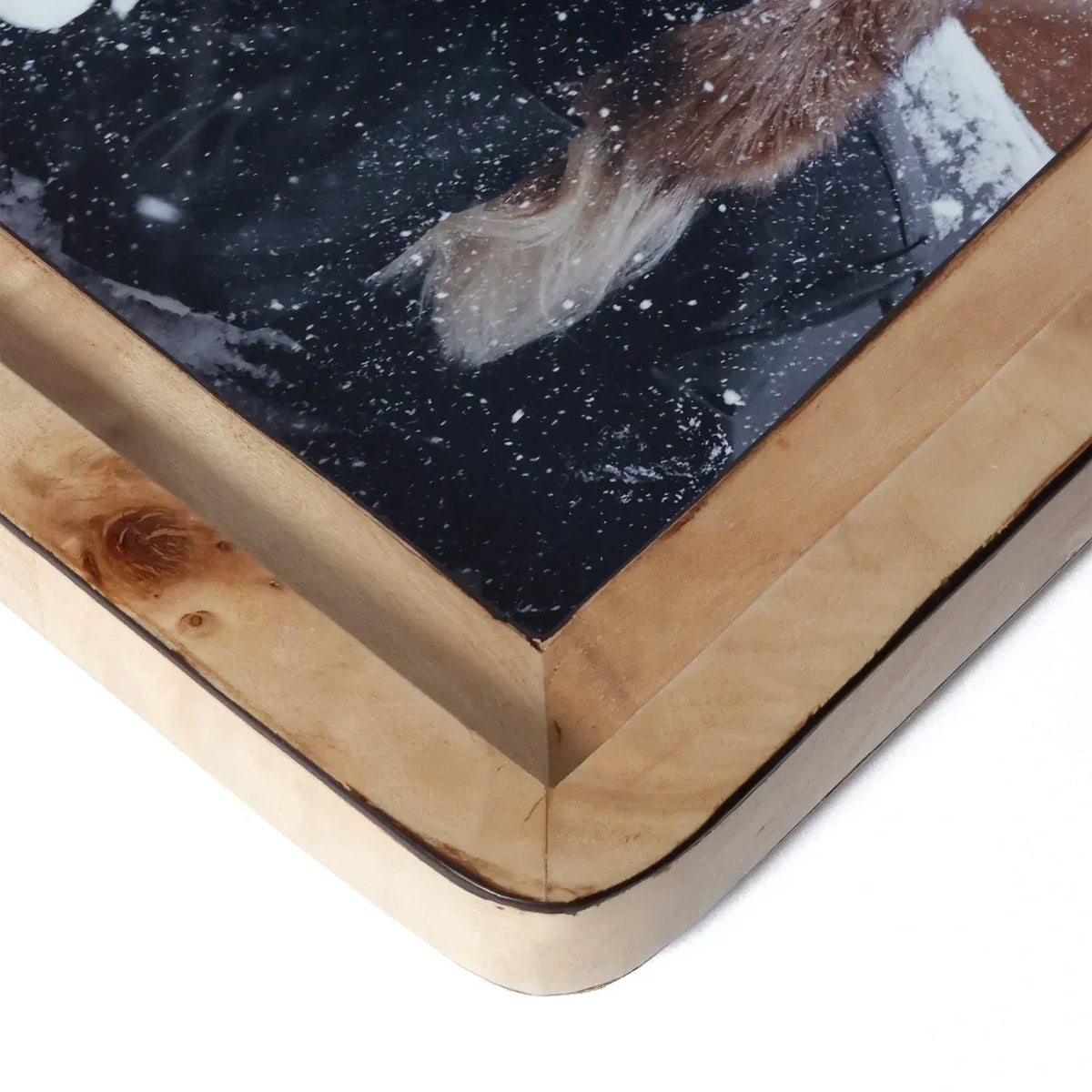Zodax Valberg Burl Veneer Photo Frame Picture Frames