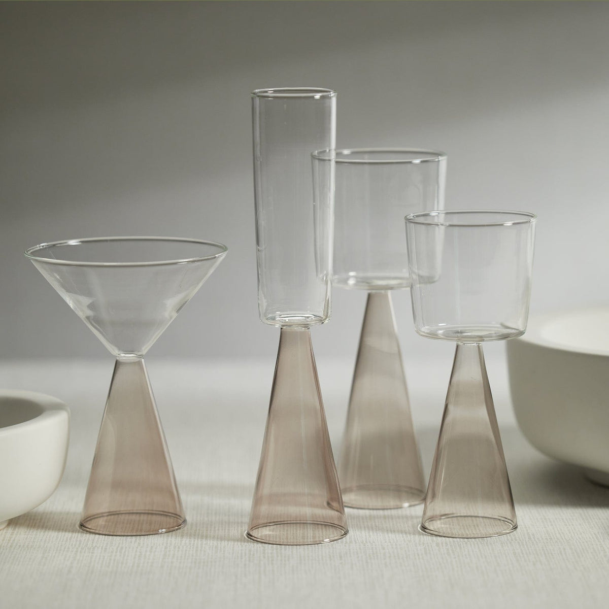 Zodax Veneta Glassware- Smoke Glassware