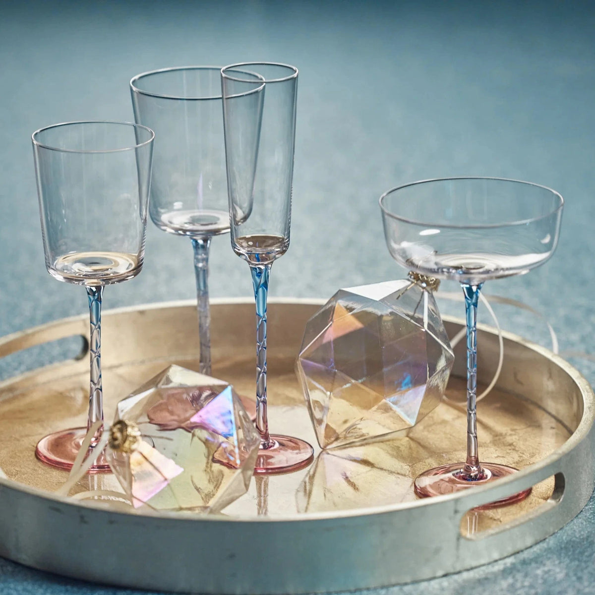 Zodax Vicenza Glassware - Champagne Flute Glassware