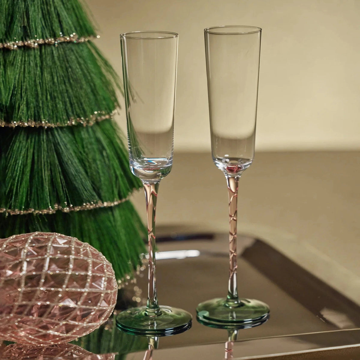 Zodax Vicenza Glassware - Champagne Flute Glassware